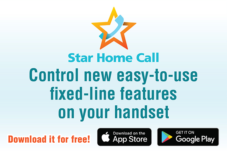 Star Home Call Control new easy-to-use fixed-line features on your handset
